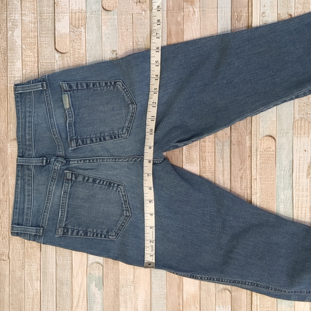 Vintage Y2K Joe's jeans size 24 skinny super cropped raw hem - Picture 6 of 7